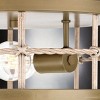 Urban Ambiance Luxury Transitional Indoor Ceiling Light,  5-3/4''H x 13"W x 13''D,  Aged Brass Finish, UHP4690 - 4 of 4