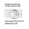 Allegra K Women's Grommet Clear Wide Waist Belts for Dresses Transparent Belts Pin Buckle 1 Pc - 3 of 4