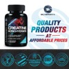 Creatine Monohydrate Capsules – Strength, Lean Muscle Growth & Workout Support - 120 Capsules - 3 of 4