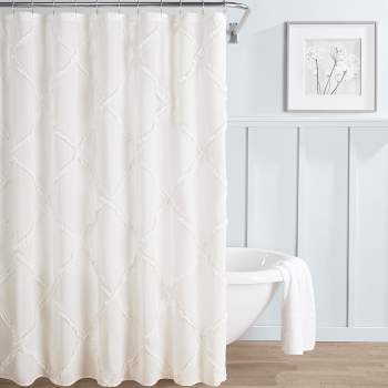 Laura Ashley Cotton Twill Shower Curtain Collection