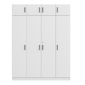 NicBex 80.80"H Armoire Wardrobe Closet Storage Cabinet with 4 Doors & Shelves & Drawer for Bedroom - 1 of 4