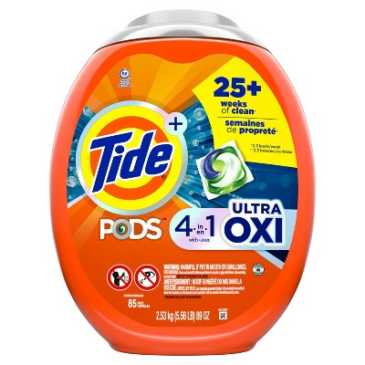 Tide Pods Ultra Oxi Laundry Detergent Pacs - 89oz/85ct