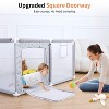 GOTGELIF 47"x47" Starry Print Baby Playpen Spacious & Secure Portable Playard - 4 of 4