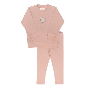 Aurora Classics - 2-Piece Toddler French Terry Lounge Set - Hot Air Balloon Collection - 1 of 1