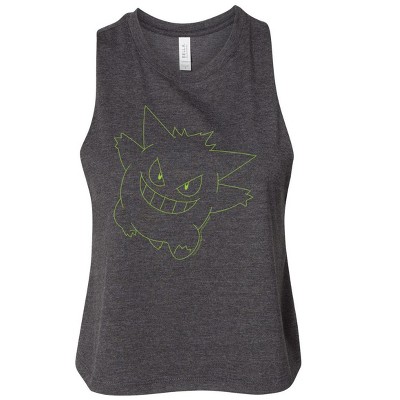 Women's - Pokémon - Gengar Big Face Graphic Racerback Tank