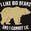 Adult Design By Humans I Like Big Bears And I Cannot Lie Bear Silhouette By Wholesome T-Shirt - 2 of 2