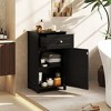 Munora Single Door Bathroom Cabinet with Adjustable Shelf and Drawer, 17" x 13.5" x 30.5" - 4 of 4