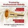 Denis Wick Heritage Trombone Mouthpiece Gold-Plated, 3180G-7CS - Medium Backbore for Balanced Airflow & Tone - 4 of 4
