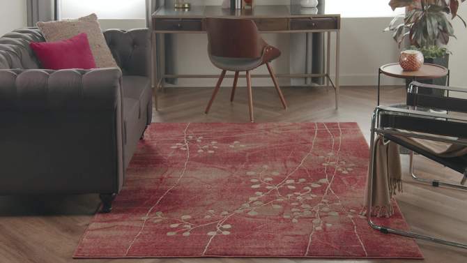 Nourison Somerset Contemporary Floral Area Rug, 2 of 17, play video