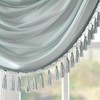 Gracie Mills Aurelius Faux Silk Sheen Waterfall Embellished Valance - 2 of 4