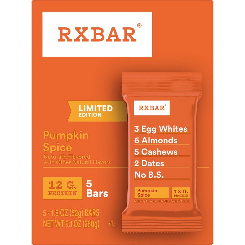 RXBAR Pumpkin Spice Protein Bars - 5ct, 3 of 7