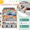 Vynxaria Kids Bookshelf & Toy Storage Organizer: 17 Bins, 5 Shelves - Multi-functional Nursery Furniture Set with HDPE Storage Solutions - 3 of 4