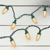 Northlight 50 Count Warm White LED C7 Christmas Lights, 20.25 ft Green Wire - 2 of 3