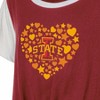NCAA Iowa State Cyclones Girls' White Tie T-Shirt - 3 of 3