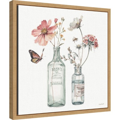 Amanti Art A Country Weekend X by Lisa Audit Canvas Wall Art Print Framed 16-in. x 16-in. in Maple