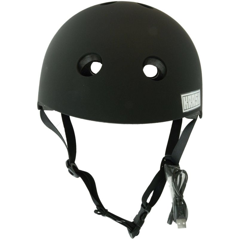 Krash Bluetooth Speaker Youth Bike Helmet - Black, 6 of 12