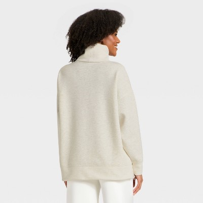 Women’s Airy Sleek Funnel Neck Sweatshirt – All In Motion