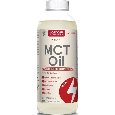 Jarrow Formulas, Inc. Vegan Mct Oil - Unflavored 20 fl oz Liq.