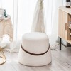 Nordlys Bouclé with Rope Pouf Vintage Style Upholstery Living Room - 2 of 4