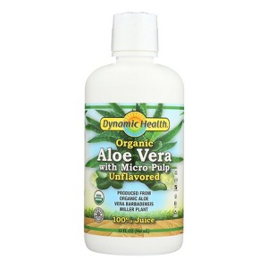 Dynamic Health Organic Aloe Vera with Micro Pulp Unflavored - 32 fl oz - 1 of 3