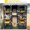 Large Outdoor Cat House, Cat Cage, and Cat Enclosure, Cat Paradise, Suitable for Multiple Cats to Play, with a Small House and Platform - 2 of 4