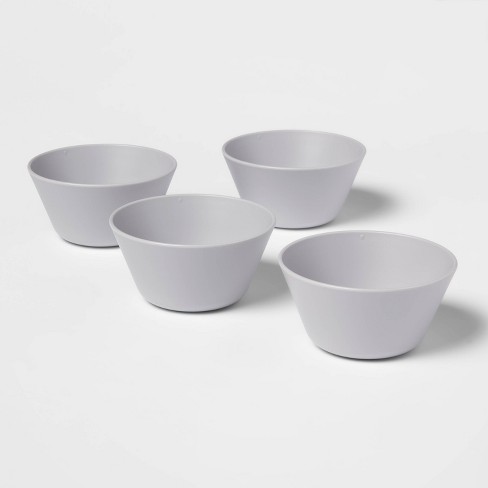 BMS Lifestyle Pack of 9 Plastic UTC Brook Design Plastic Bowls