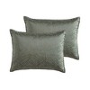 Riverbrook Home 10pc Queen Hendrix Comforter Bedding Set Green: Polyester Jacquard, Includes Decorative Pillows & Euro Shams - 3 of 4