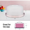 Tribello Extra Large Cake Storage Container, Cake Carrier With Handle Holds Cake 12.5 X 12.5 X 5.5 - 2 of 4