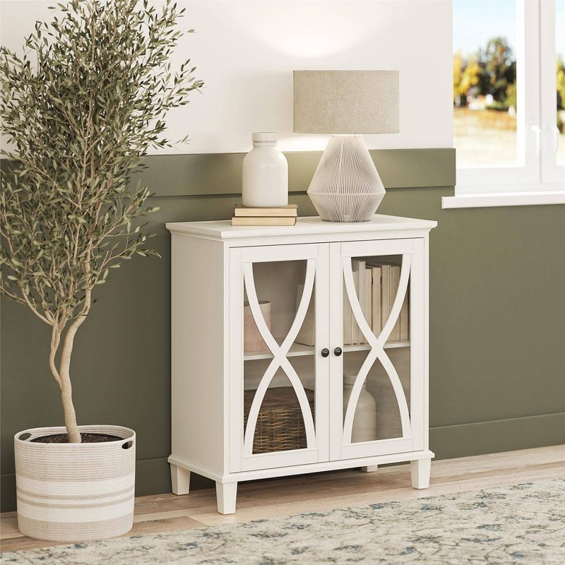Catrin Accent Cabinet with Glass Doors - Room & Joy, 3 of 8