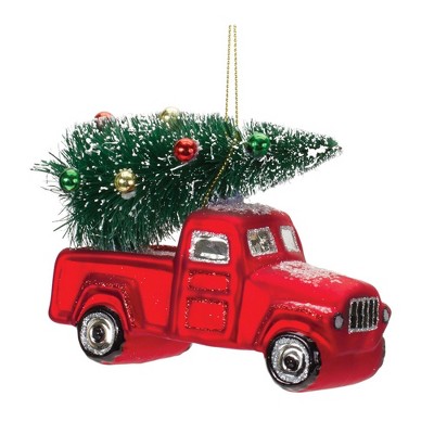 Melrose Glass Pickup Truck Ornament (Set of 6)