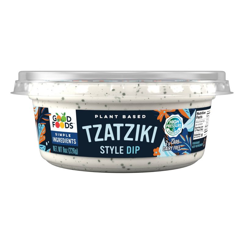 Good Foods Plant Based Tzatziki Style Dip - 8oz, 3 of 14