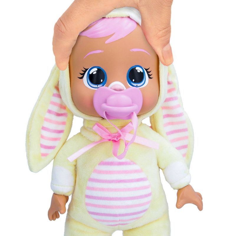 Cry Babies Tiny Cuddles Easter Bunny Sally 9&#34; Baby Doll, 3 of 7