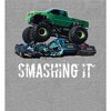Monster Trucks Smashing It
 Adult Long Sleeve Hoodie - 2 of 2