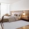 Washable Modern Braided Printed Rug Non Slip Low Pile Rug Soft Contemporary Throw Floor Cover Foldable Indoor Carpet for Living Room Bedroom - 4 of 4