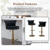 MOONMISS Swivel Bar Stools Set of 2 Adjustable Counter Height Chairs with Footrest for Kitchen, Dining Room - 3 of 4