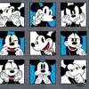 Men's - Disney - Mickey Grid Long Sleeve Graphic T-Shirt - 2 of 4