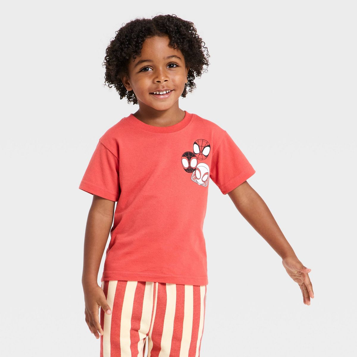 Toddler Boys' 2pc Marvel Spidey T-Shirt & Shorts Set - Red - thumbnail 3