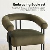 Modern Barrel Accent Chair Upholstered Accent Chair With Arm Backest for Living Room,Office,Indoor Furniture-Maison Boucle - 4 of 4