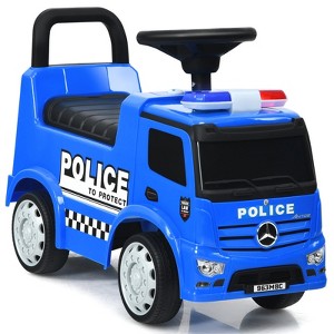 Infans Kids Ride On Push Police Car Licensed Mercedes Benz Push and Ride Racer - 1 of 4