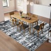 Modern Abstract Printed Carpet, Machine Washable, Soft Foldable, Non-Slip Backing - 3 of 4