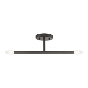 Livex Lighting Copenhagen 2 - Light Semi-Flush Mount in  Bronze - 1 of 4