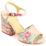Journee Collection Womens Charmaine Tru Comfort Foam Layered Block Heel Sandals