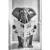Trends International Reinders: Toilet Humor - Elephant Toilet Unframed Wall Poster Print Clear Push Pins Bundle 22.375" x 34" - 4 of 4
