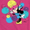 Girls' - Disney - Minnie Mouse Blowing Bubbles Everywhere Fitted Short Sleeve Graphic T-Shirt - 2 of 4