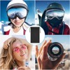 Unique Bargains Soft Microfiber Protective Drawstring Snowboard Skiing Goggle Bags Black - 4 of 4