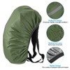 Unique Bargains Waterproof Backpack Rain Cover with Vertical Reflective Strap - 3 of 4