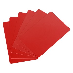 Unique Bargains Blank PVC Waterproof Bendable Printer Badges ID Card 10 Pcs - 1 of 4