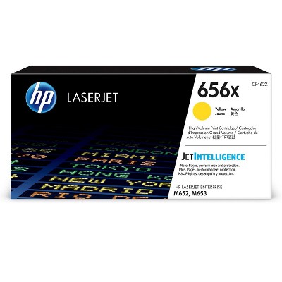 HP Inc. 656X High Yield Yellow Original LaserJet Toner Cartridge, ~22,000 pages,