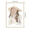Amanti Art Lady in Neutral by Melloi Art Prints Wood Framed Wall Art Print - 4 of 4