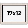 PosterPalooza | Minimalist Shadow Box Silver Picture Frame - UV Acrylic, Backing Board, Hanging Hardware - 2 of 4